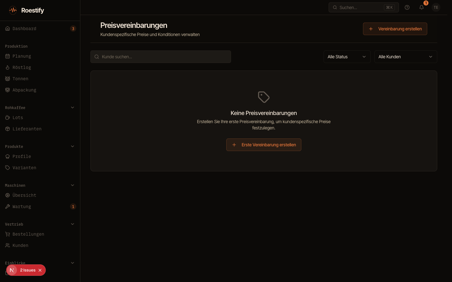 Preisvereinbarungen
